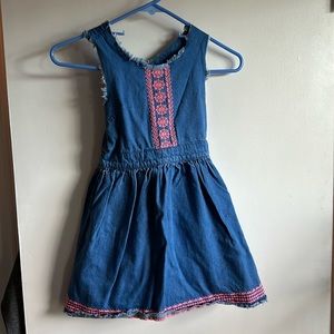 Little girl denim dress